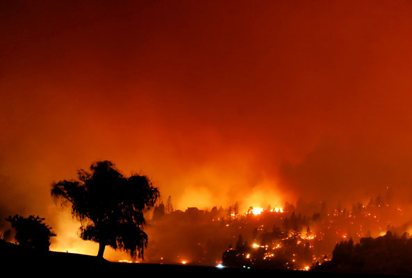 Waldbrand Kelowna August 2023