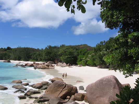 Spiaggia di Anse Lazio a Praslin, Seychelles