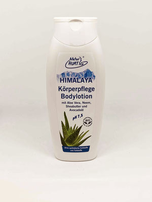 Hurtig Himalaya Körperpflege Bodylotion pH 7,5 mit Aloe Vera (ohne synth. Duft- und Farbstoffe) 250 ml
