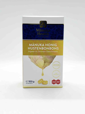 Hustenbonbon Manuka Ingwer & Zitrone MGO 400+ (Manuka Health New Zealand)