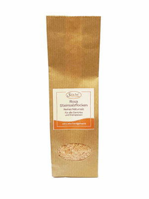 "Rosa Steinsalzflocken", 130g Nachfüllbeutel