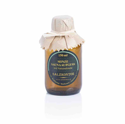 Salzkontor Minze Saunaaufguss mit Natursole