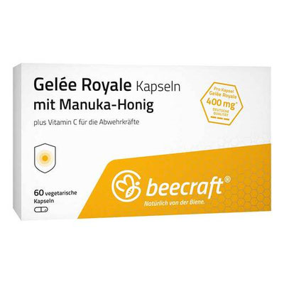 Beecraft Gelee Royale Kapseln mit Manukahonig