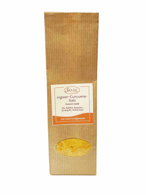 "Ingwer-Curcuma Salz" Nachfüllpack 130g