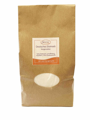 "Deutsches Steinsalz" fein, 500g und 1000g Packung