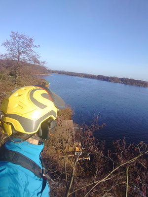 René Bork mit Blick auf den Müritzarm