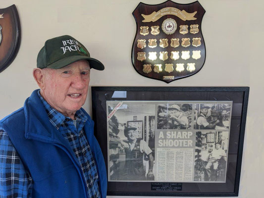John 'Irish Jack' McGauran is justifiably proud of his brother, Dick English.