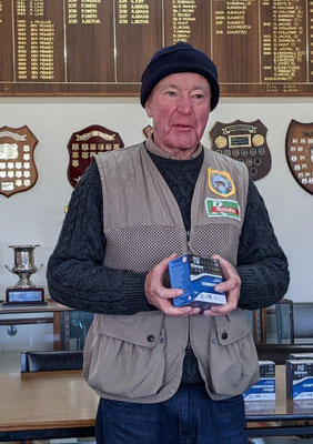 What can we say about this bloke? Our club's VP Brian Reid made a far too rare appearance in competition and got to take home some lollies. Cries of POACHER could be heard from some elements of the crowd.