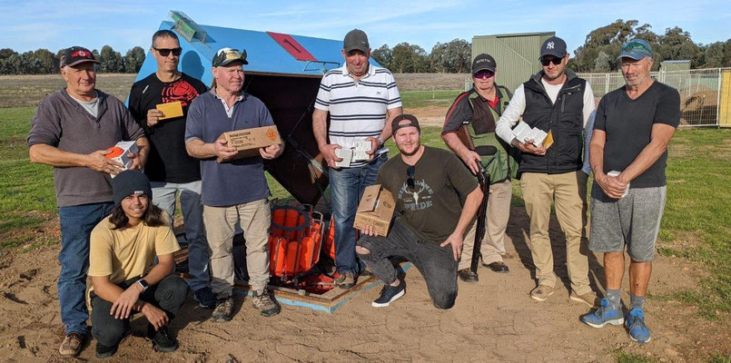 2022 05 21 L ~ R:  Italy-bound John Wojcik, Matt Motha, Craig Sessions, Darren Clark, Stephen Coulston, Zac Felmingham, Bob Glossop, Terry Walls, Domingo Diaz