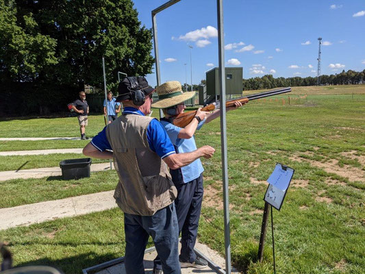 2021 12 09 Brian Reid giving Oscar Brundle the benefit of his vast knowledge and experience. 