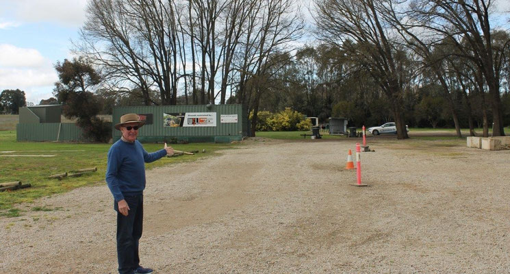 Our Vice Pres. Brian Reid showed a Wang Chronicle journalist around the club and explained how the grant will be used to improve access to the shooting grounds.