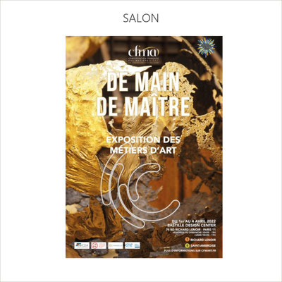 1ère participation à l'exposition vente De Main de Maitre au Bastille Design Center à Paris, mars 22