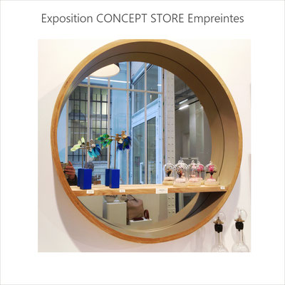 Exposition vente au concept store des Ateliers d'Art de Frannce Empreintes, à Paris (oct 21 à janvier 22)