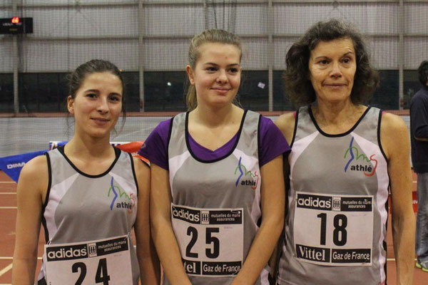 Zoé, Emeline et Patricia