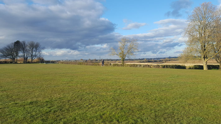 The view across the Cherwell Valley north west from Cutteslowe Park