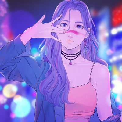 シティポップ風イラスト／広告イラスト