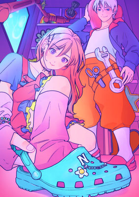 シティポップ風イラスト／広告イラスト
