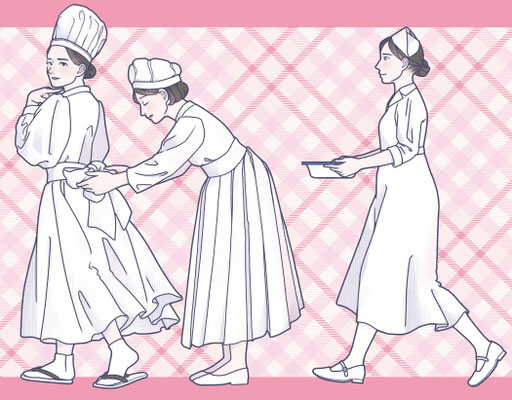 ナース服の歴史(明治〜昭和)