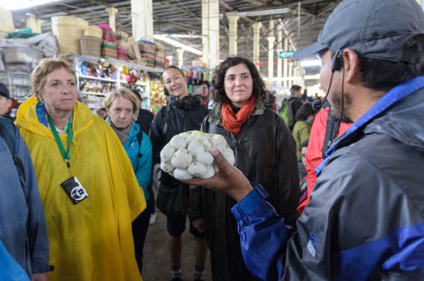 Kartoffeln auf dem Markt von Cusco