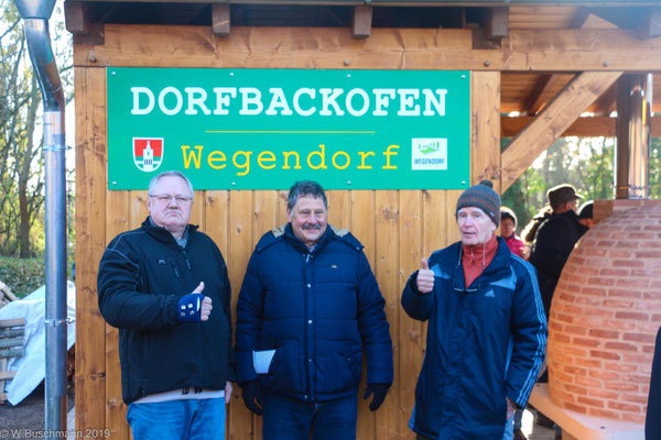 Wegendorf, Einweihung Dorfbackofen