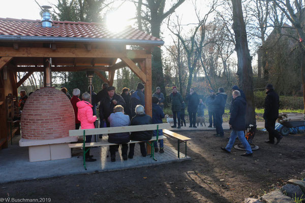 Wegendorf, Einweihung Dorfbackofen