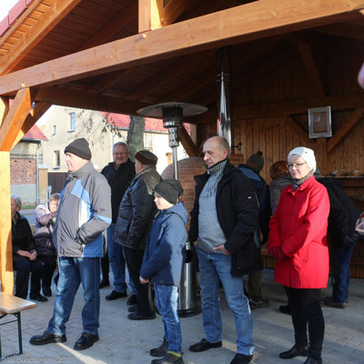 Wegendorf, Einweihung Dorfbackofen
