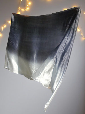 Schwarz Fading (Schwarz zu Silbergrau)