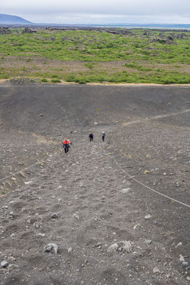 Wanderung auf den Vulkan Hverfjall
