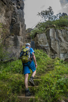 Wanderung im Asbyrgi Nationalpark
