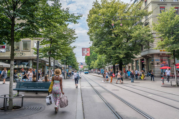 Zürich Bahnhofstrasse, ein wahrlich teures Pflaster