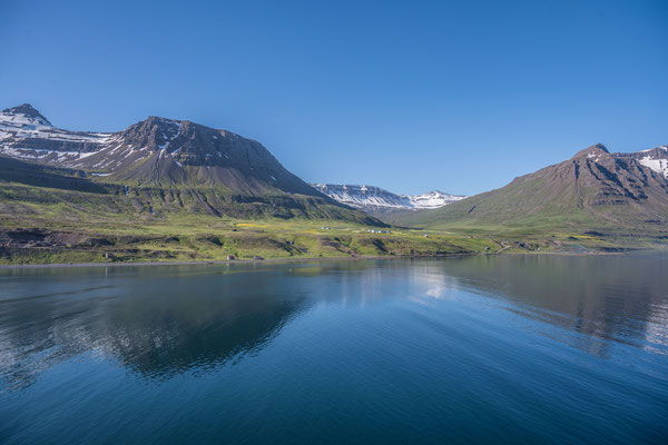 Ankunft in Seyðisfjörður