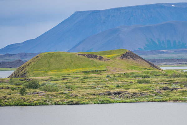 Mývatn, der Mückensee, Skútustaðagígar