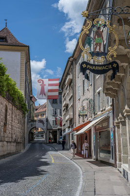 Eingang zur Altstadt in Pruntrut