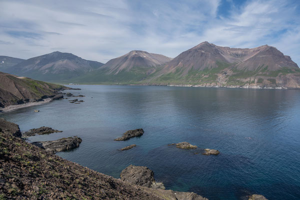 Küste bei Borgarfjörður
