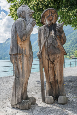 Holzskulpturen in Brienz