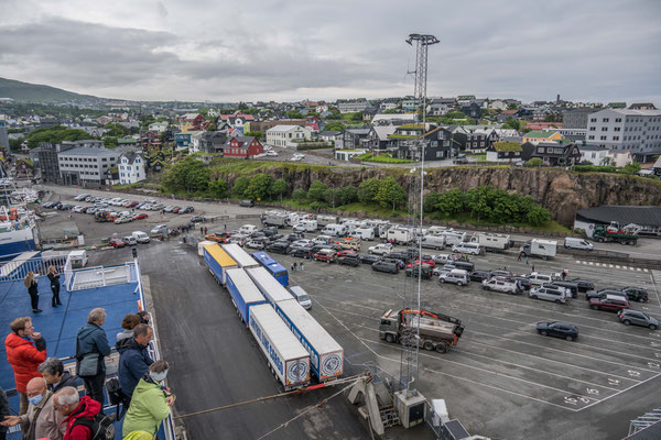 Zwischenhalt in Tórshavn, Färöer Inseln