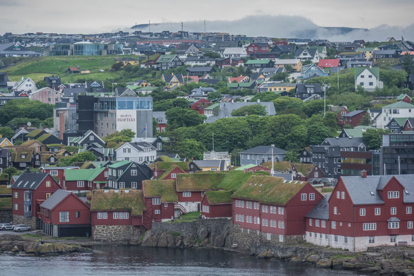 Zwischenhalt in Tórshavn, Färöer Inseln