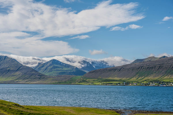 Durch die Berge zur Westfjord Südküste