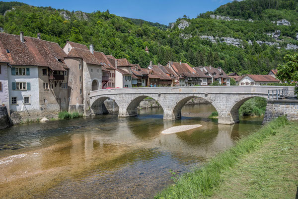 Brücke über den Doubs bei St. Ursanne