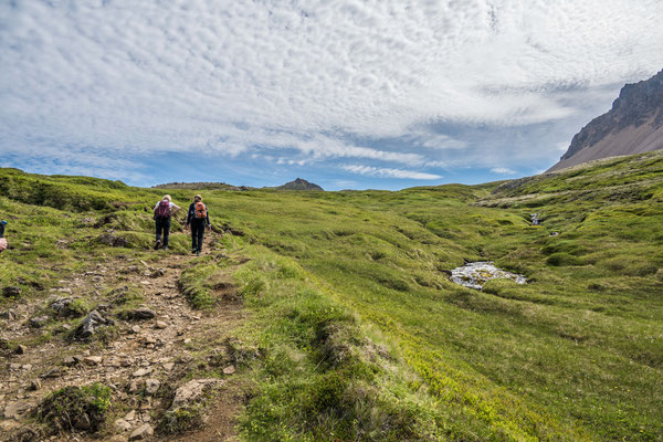 Wanderung zur Bucht Brunavik,