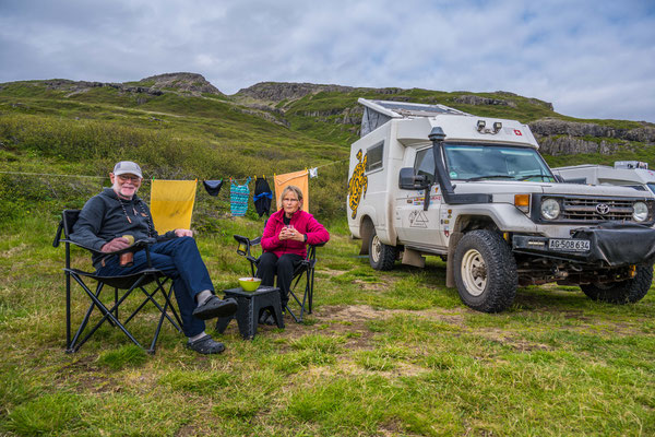 Camping bei Flókalundur