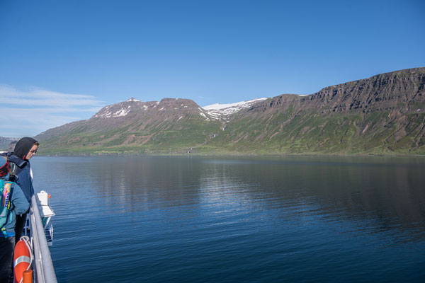Ankunft in Seyðisfjörður