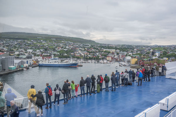Zwischenhalt in Tórshavn, Färöer Inseln