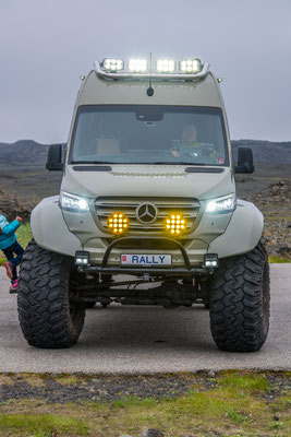 Der etwas höher gelegte Mercedes Sprinter