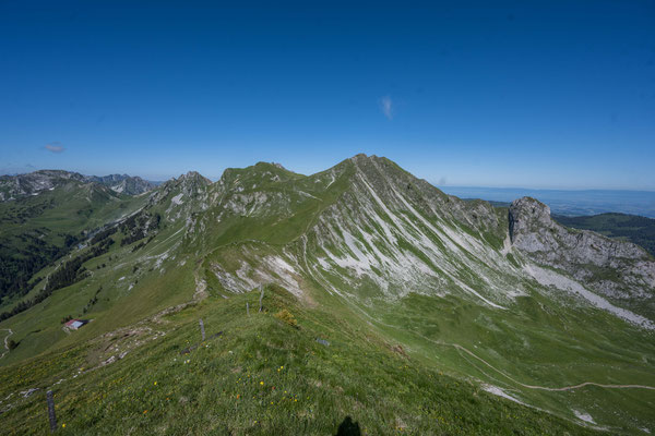 Der Blick zurück zum Morgetepass