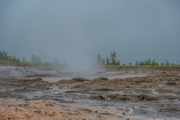 Beim Strokkur Geysir