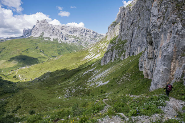 Wanderung um die Schijenflue, oberhalb Partnun