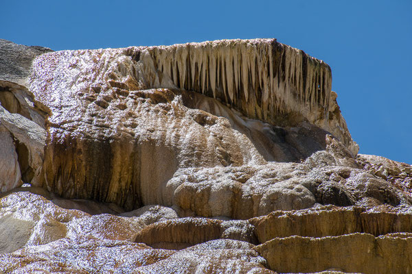 Sinterterrassen in Mammoth Hot Springs