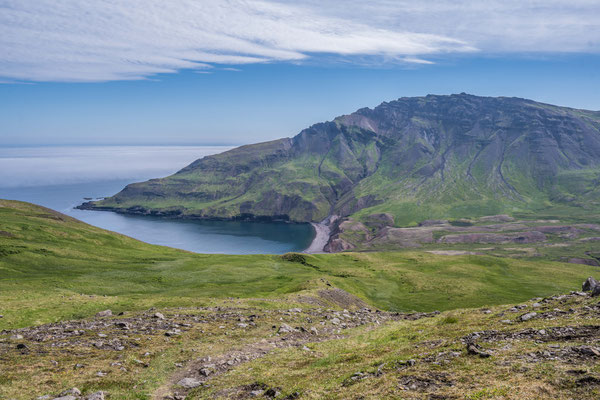 Wanderung zur Bucht Brunavik,
