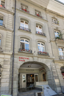 Einsteinhaus, hier lebte der berühmte Wissenschaftler während seiner Zeit in Bern